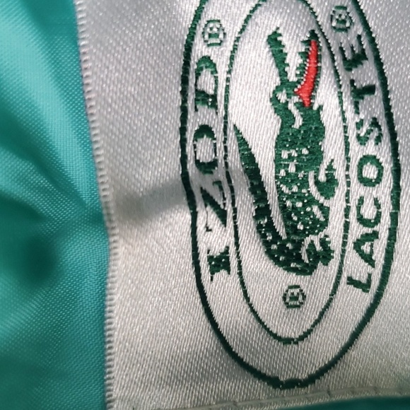 Izod Lacoste Vintage 80's  Aqua Lightweight Jacket - Picture 2 of 12
